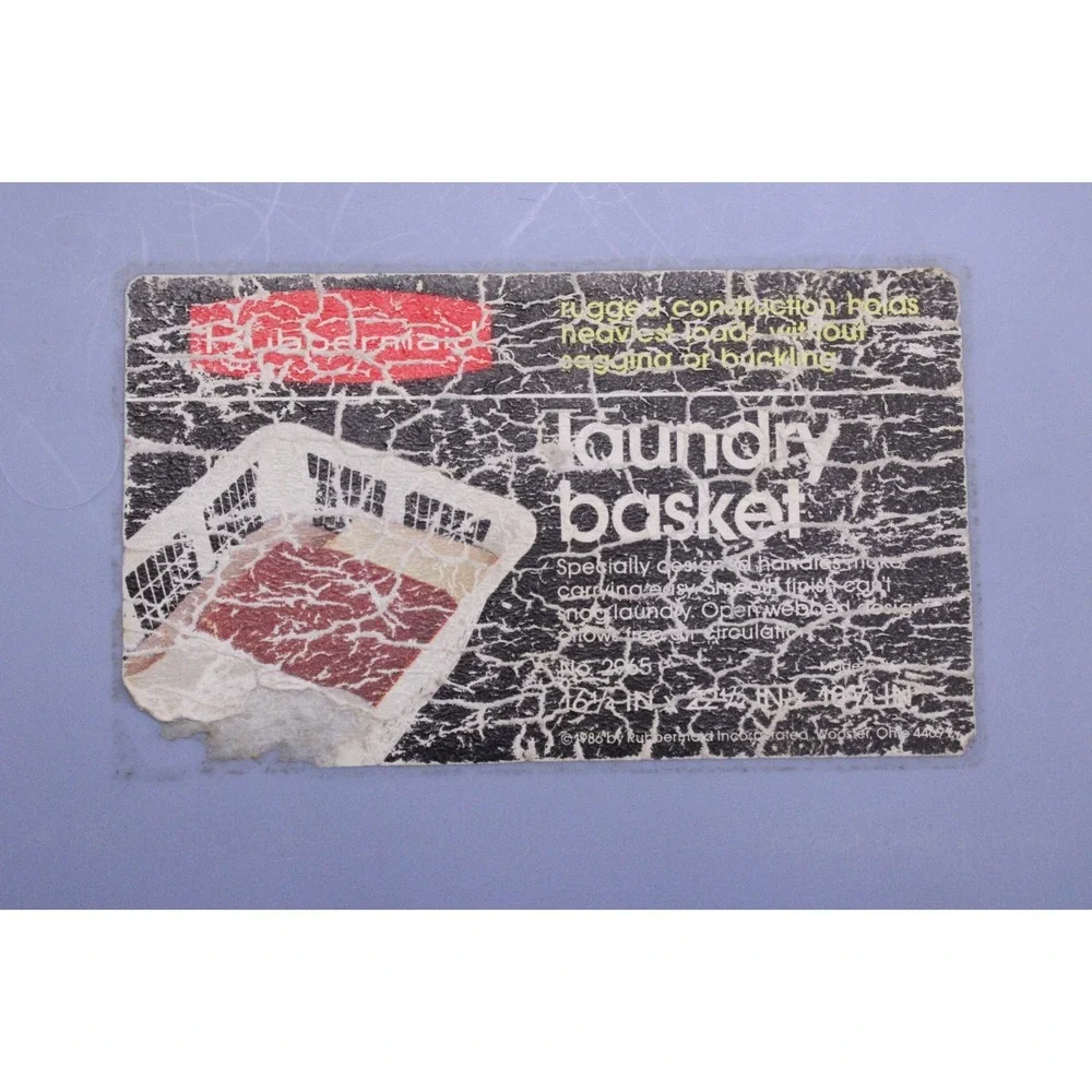Rubbermaid Vintage Lot Of 3 Laundry Baskets 2965 2973 Blue And Pink